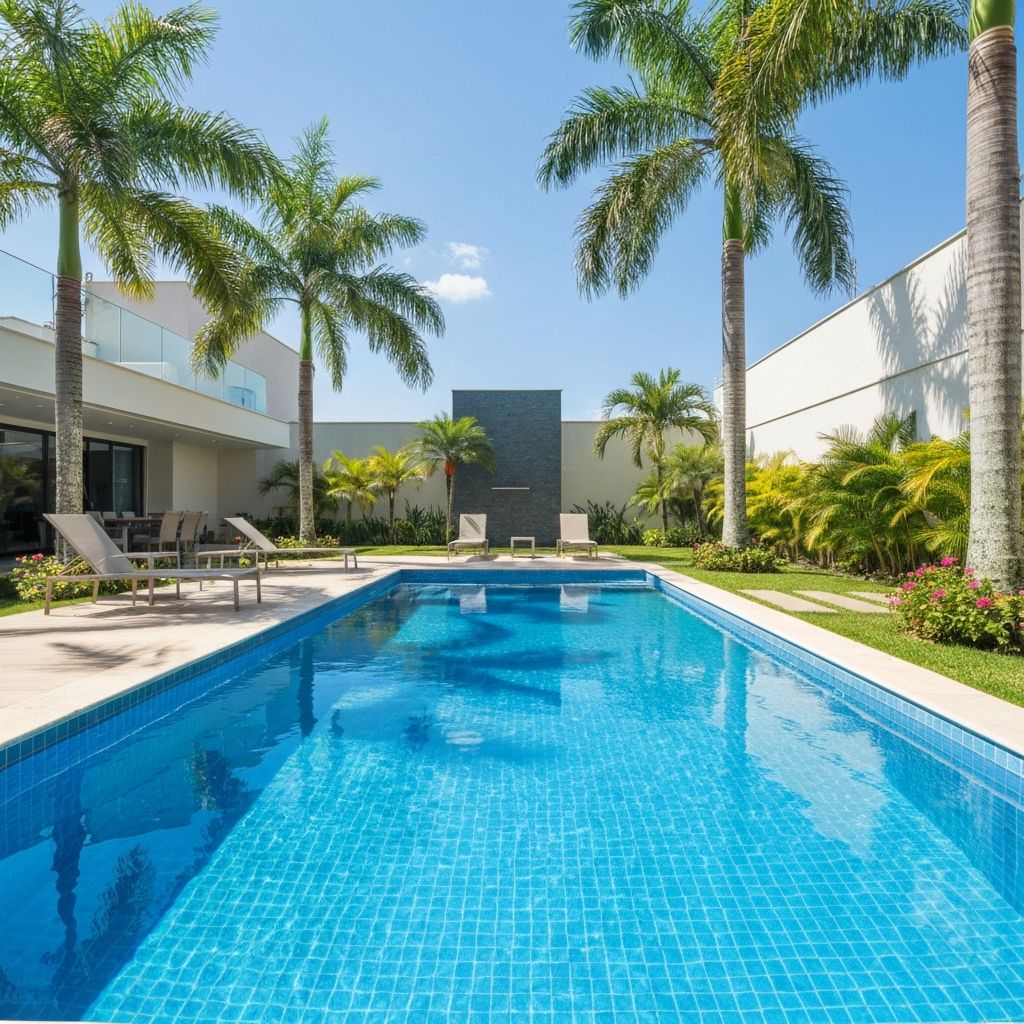 Piscina luxuosa